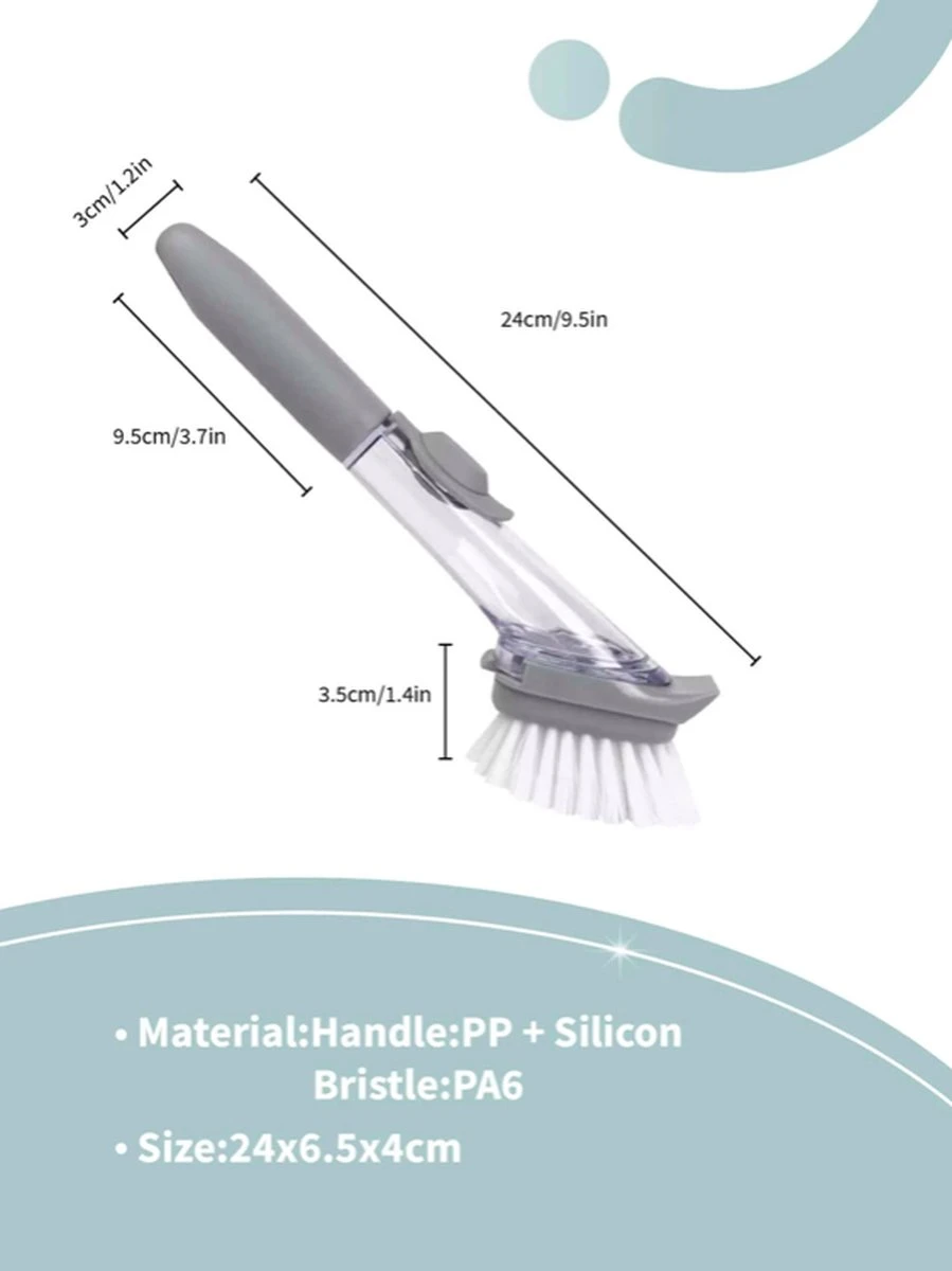 OXO Good Grips Afwasborstel Met Zeepdispenser 2 OXO Good Grips Afwasborstel Met Zeepdispenser - Afbeelding 2