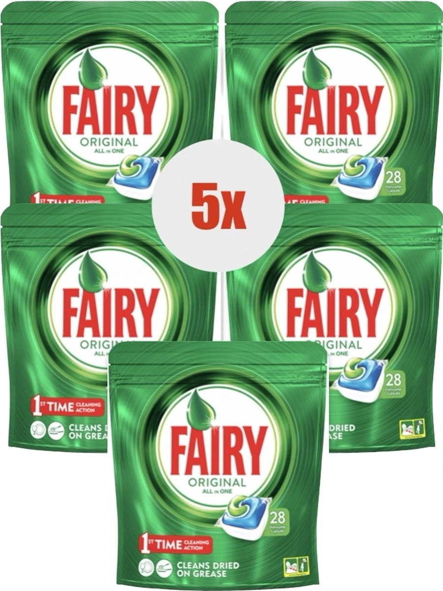 DREFT FAIRY 5X28 CAPSULES ORIGINAL ALL IN1-VAATWASSER CAPSULES- VAATWASMIDDEL- DISHWASHER CAPSULES-P&G 1 DREFT FAIRY 5X28 CAPSULES ORIGINAL ALL IN1-VAATWASSER CAPSULES- VAATWASMIDDEL- DISHWASHER CAPSULES-P&G