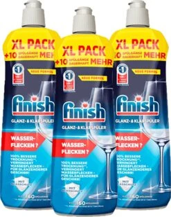 Finish Glansspoelmiddel Rinse & Shine - 480 Afwasbeurten - 3x 800 Ml