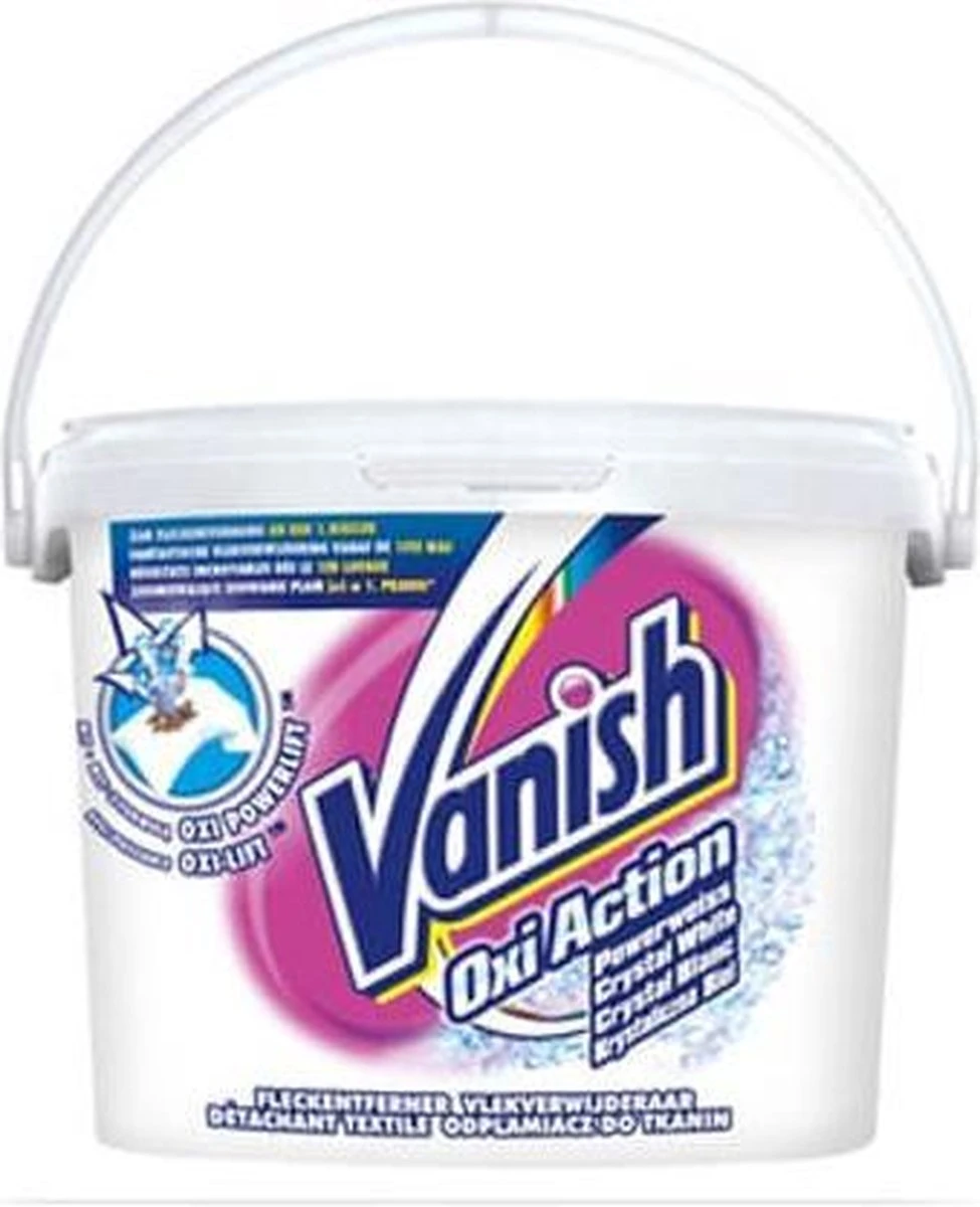 Vanish Oxi Action Crystal White Base Poeder - Voor Witte Was - 2,4 Kg 10 Vanish Oxi Action Crystal White Base Poeder - Voor Witte Was - 2,4 Kg - Afbeelding 10