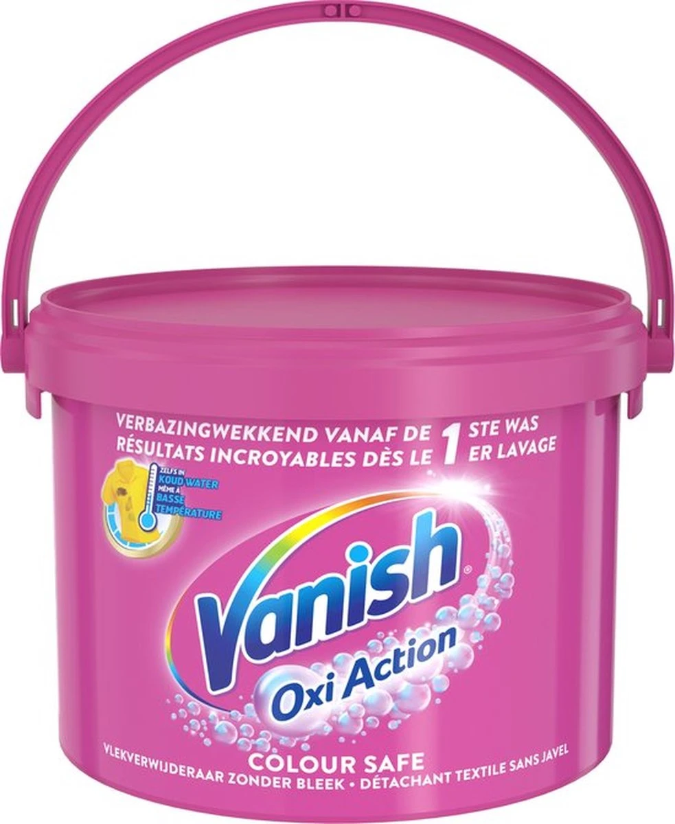 Vanish Oxi Action Poeder - Vlekverwijderaar Voor Gekleurde Was - 2,7 Kg 6 Vanish Oxi Action Poeder - Vlekverwijderaar Voor Gekleurde Was - 2,7 Kg - Afbeelding 6