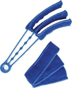 Musthave Gadget Blauw - Professionele, Jaloezie & Lamellen Reiniger - Lamellen Borstel - Stof Verwijderaar - Jaloezie Stoffer - Incl. Extra Microvezeldoekje -HG Winkel 984x1200 1